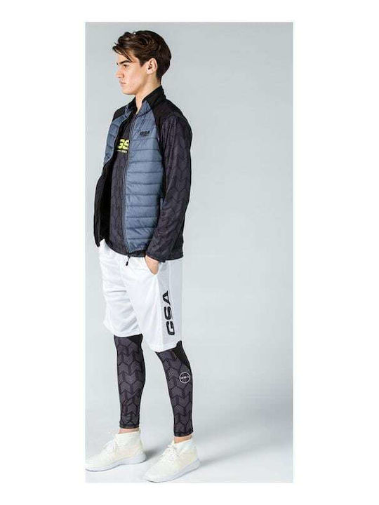 GSA Gearplus Herren Sportleggings Kompression Lang Mehrfarbig