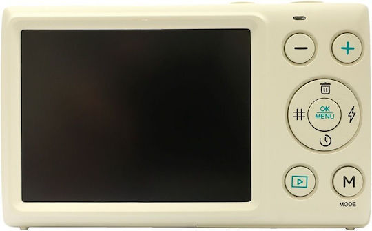 Yashica DigiMate Compact Φωτογραφική Μηχανή 8MP Μπεζ