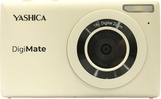 Yashica DigiMate Compact Φωτογραφική Μηχανή 8MP Μπεζ
