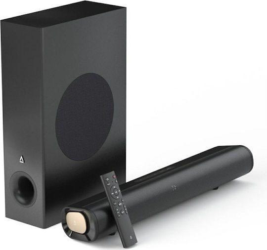 Creative Stage Pro Soundbar 2.1 Bluetooth și HDMI 160W cu Telecomanda Negru