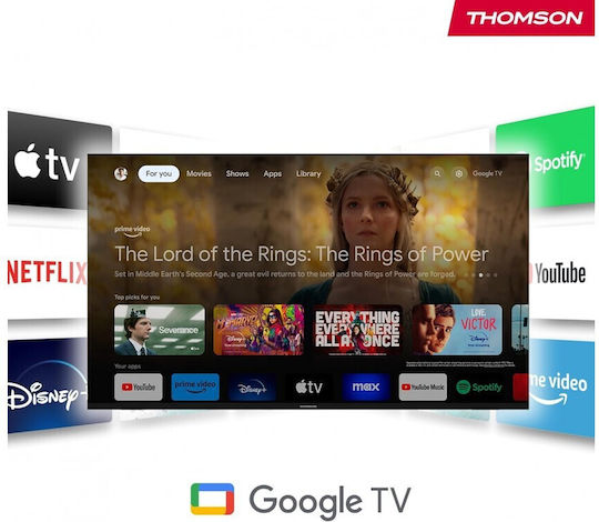 Thomson Smart TV Stick 4K UHD με Wi-Fi / HDMI και Google Assistant