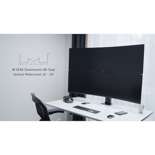 Multibrackets Desktop Stand for 2 Monitors up to 50" (0556)