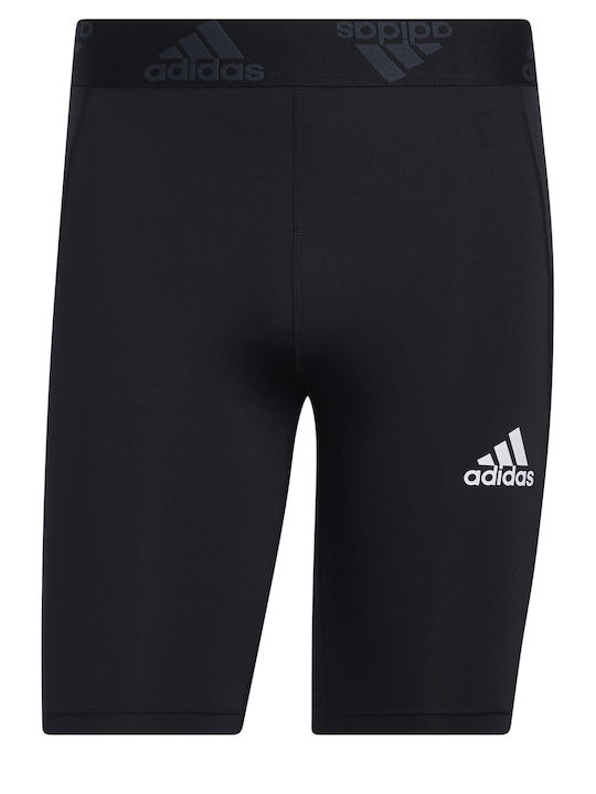adidas Techfit Herren Sportleggings Kompression Kurz Schwarz