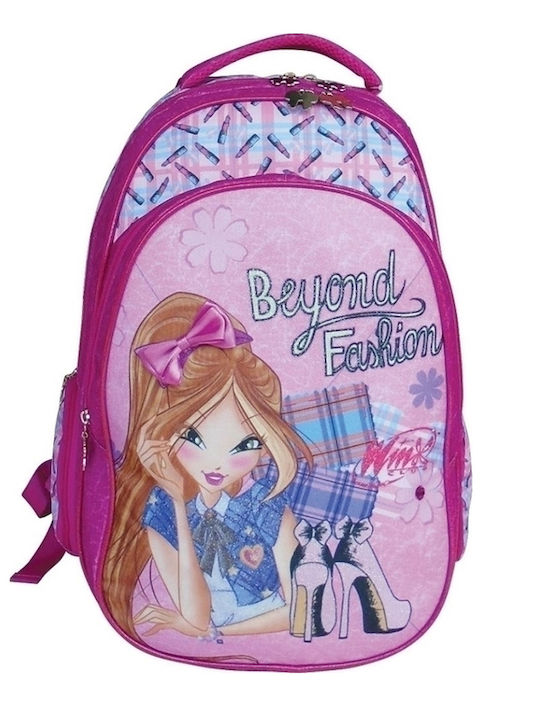 Paxos Winx Σχολική Τσάντα Πλάτης Νηπιαγωγείου Πολύχρωμη