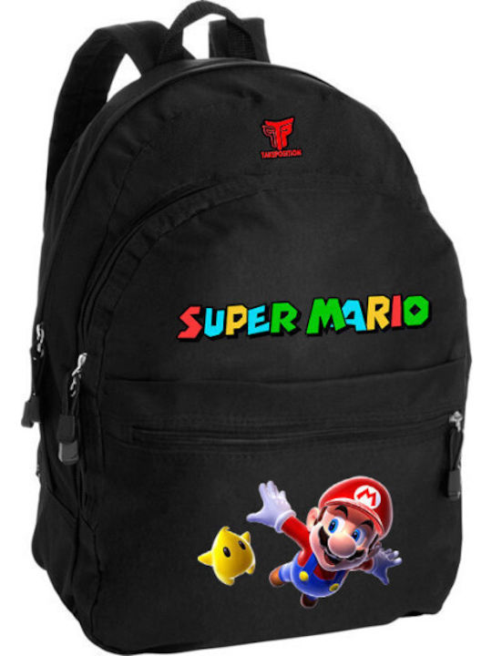 Takeposition School Bag Backpack Junior High-High School Black 24.1Liters