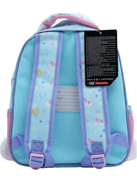 Must Team Ghiozdan De Spate Grădinița Albastru Deschis 8 Litri 27 X 10 X 31 Cm