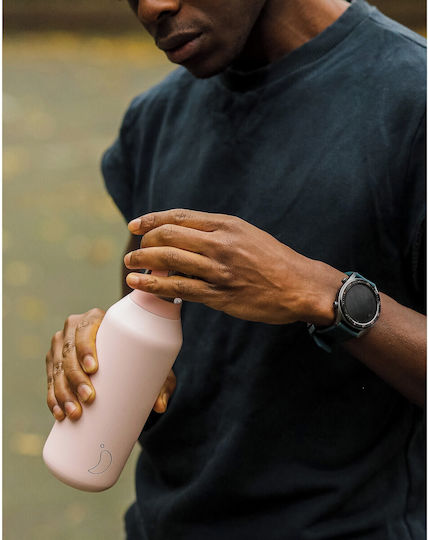 Chilly's Series 2 Stainless Steel Thermos Bottle BPA Free 500ml Pink