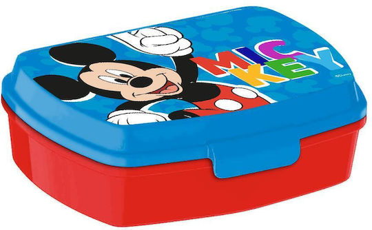 Πλαστικό Παιδικό Σετ Φαγητού Mickey 0.5lt Πολύχρωμο