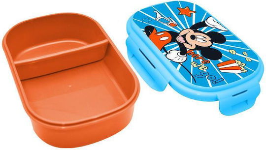 Next Πλαστικό Παιδικό Δοχείο Φαγητού Mickey Πολύχρωμο 21 x 14 x 6εκ.