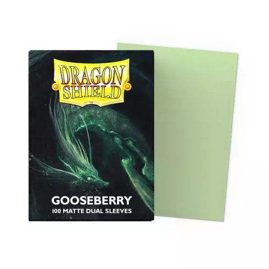 Dragon Shield Standard Size Matte Dual Card Sleeves Standard Size 100τμχ Πράσινες
