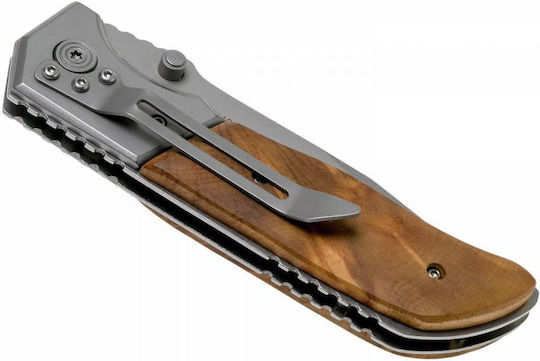 Boker Magnum Forest Ranger Σουγιάς με Μηχανισμό Κλειδώματος Καφέ σε Θήκη