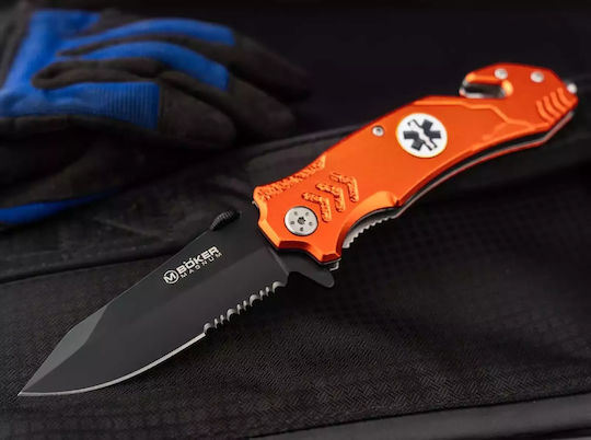 Boker Magnum EMS Briceag Supraviețuire Portocaliu
