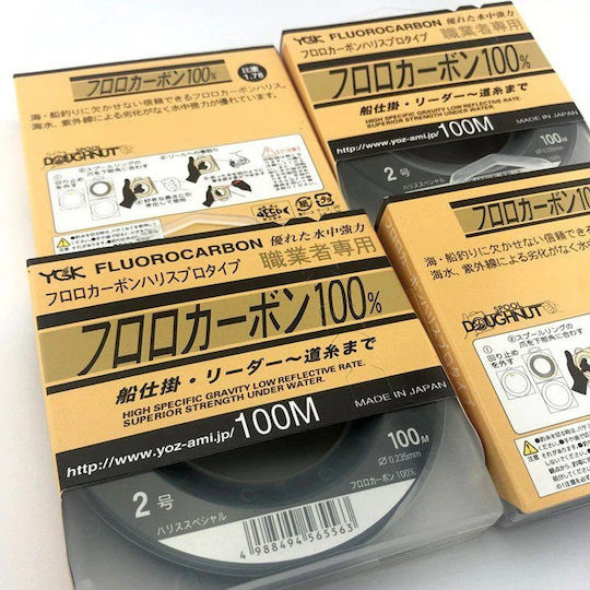 YGK Fluorocarbon Fishing Line Transparent 100m / 0.405mm