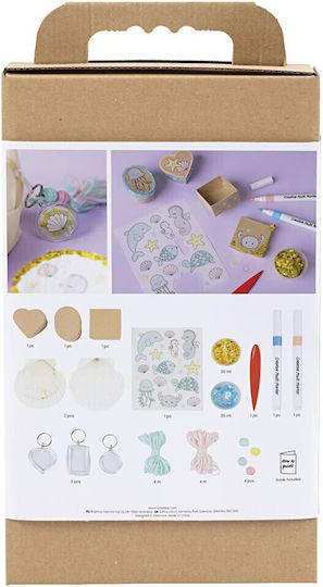 Craft Kit Decoration Lemn Cutie pentru Cadou Maro