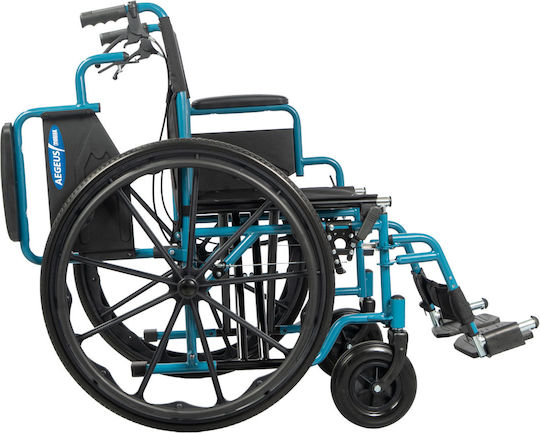Mobiak Aegeus Rollstuhl 24" Einfacher Typ 43cm 0815003 Blau