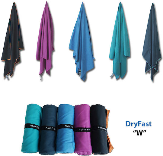 AlpinPro Microfiber Body Towel Purple 90x180cm