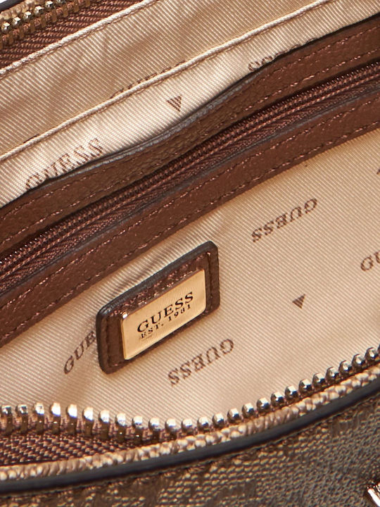 Latte Logo Women's Bag Shoulder Brown