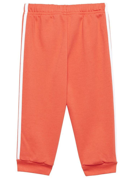 Kids Sweatpants Set Coral 2pcs I Bos Jog Ft