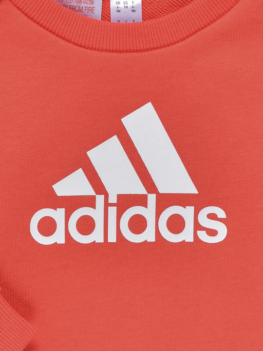 Kids Sweatpants Set Coral 2pcs I Bos Jog Ft