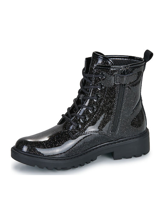 J Casey G G Kids Boots with Zipper Black