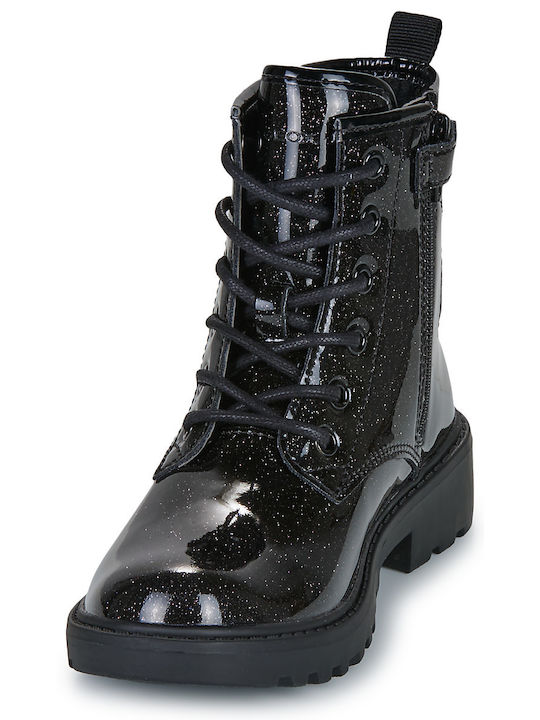 J Casey G G Kids Boots with Zipper Black