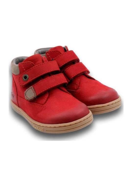 Tackeasy Ghete Copii cu Velcro Roșii
