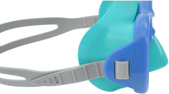 Bestway Tech Pro Taucher Maske Silikon mit Schnorchel Blau