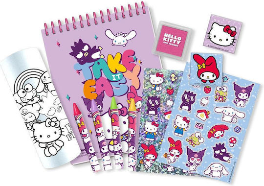 Hello Kitty Zeichenmaterial-Set Federmäppchen 3D