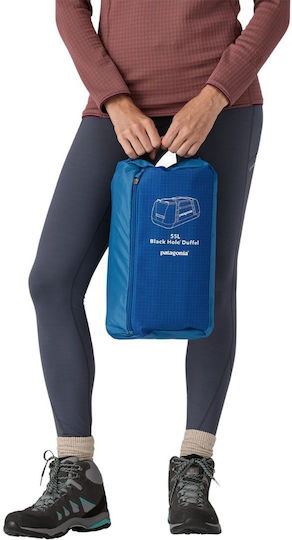 Patagonia Σακ Βουαγιάζ Πλάτης 55lt Μαύρο Υφασμάτινο