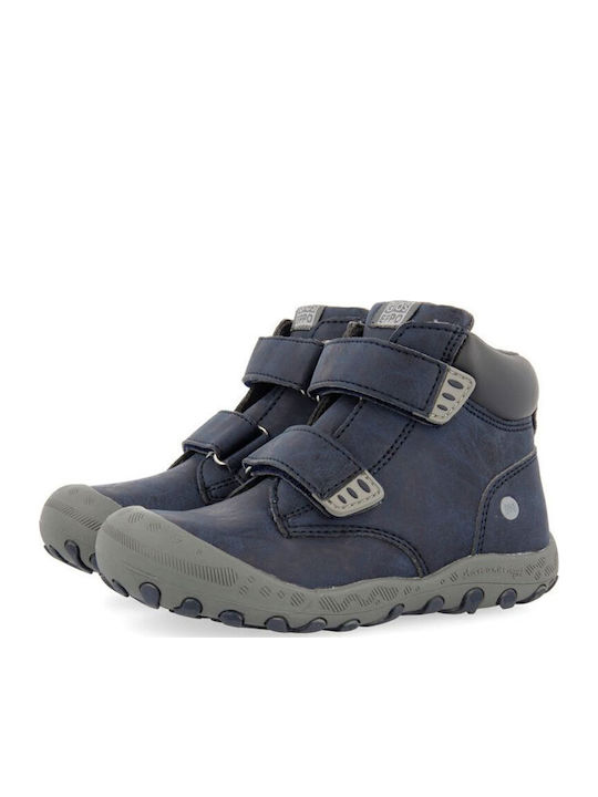 Kinderstiefeletten mit Klettverschluss Marineblau