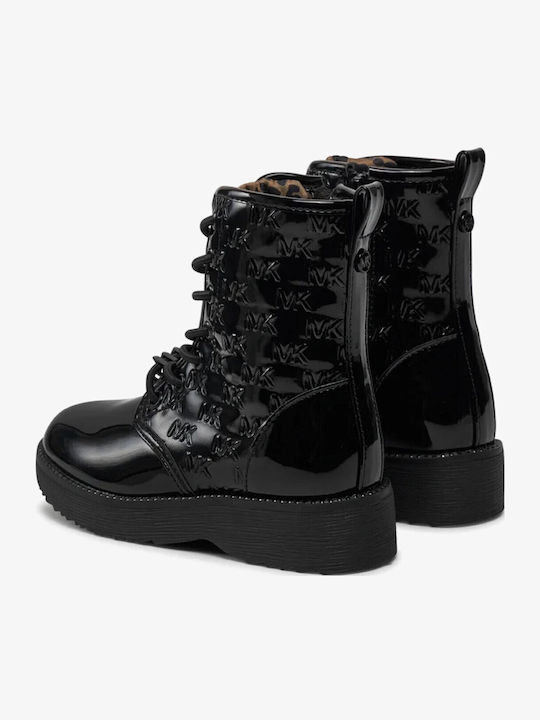 Kids Boots from Patent Leather Black