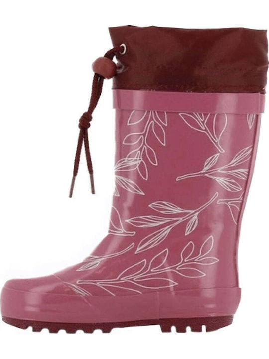 Kids Wellies Frozen Burgundy