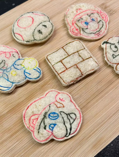 #lunchboxaki Cookie Cutters Super Snack Bros