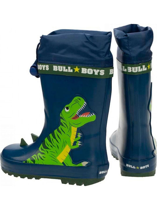 Kids Wellies with Internal Lining Blue