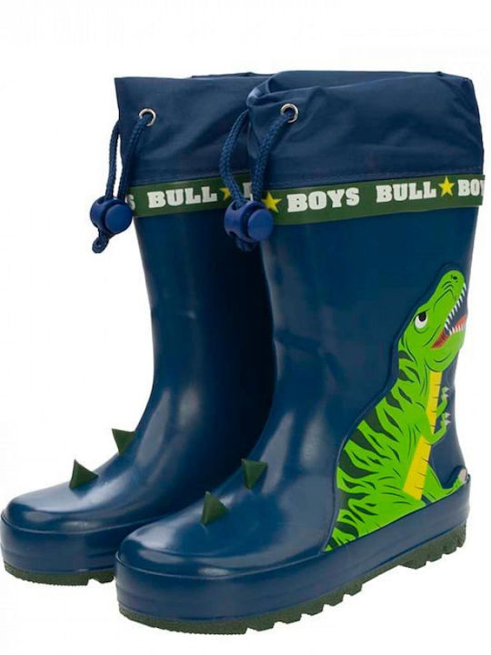 Kids Wellies with Internal Lining Blue