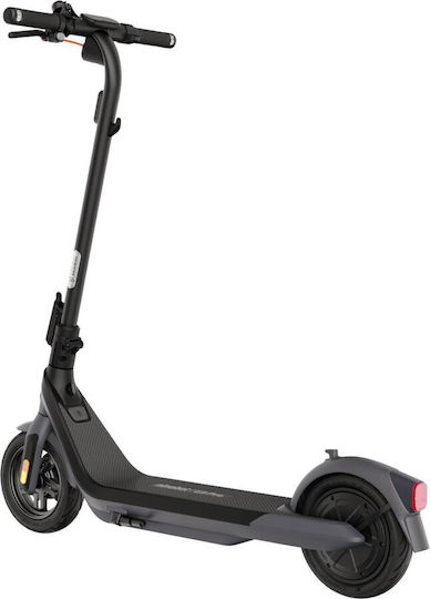 Segway KickScooter E2 Pro D Elektroroller für Kinder mit 20km/h Max Geschwindigkeit und 35km Reichweite in Schwarz Farbe