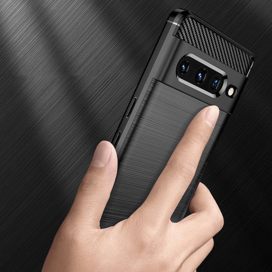 Back Cover Silicon Negru (Google Pixel 7 Pro)