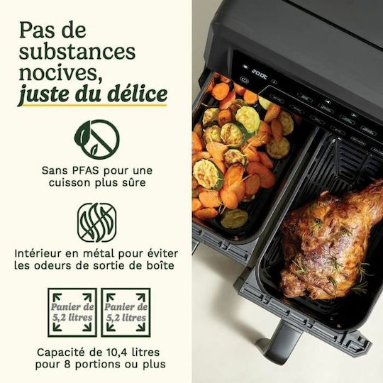 Cuisinart Air Fryer 10.4lt Μαύρο AFD10XBLE