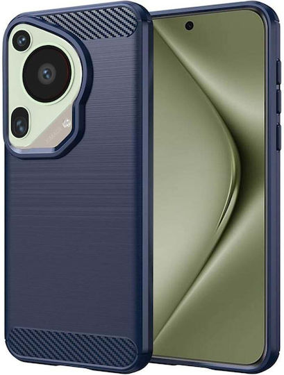 Umschlag Rückseite Silikon Blau (Huawei Pura 70 Ultra)