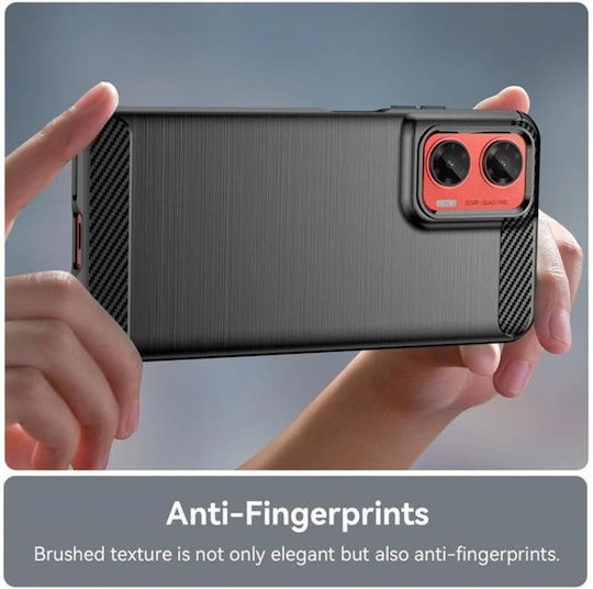 Back Cover Silicon Albastru (Moto G55)