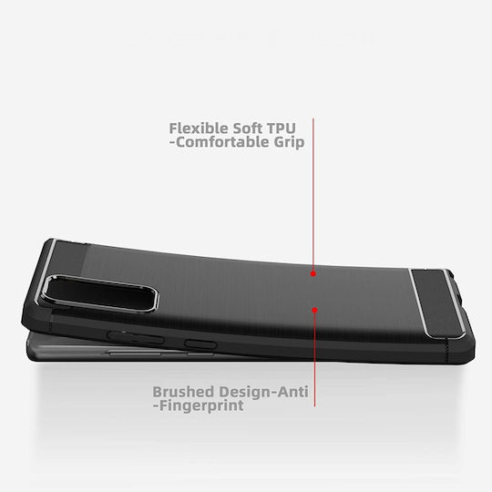 Umschlag Rückseite Silikon Schwarz (Galaxy Note 20TCL 20L / 20L+ / 20 5G / 20S)