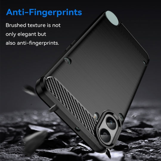Back Cover Silicon Negru (Nothing Phone 1)