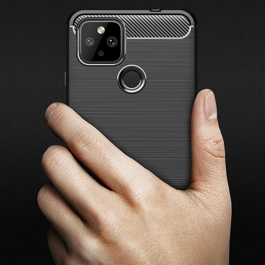 Back Cover Σιλικόνης Μαύρο (Google Pixel 5)