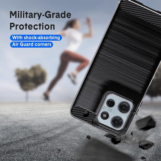 Back Cover Silicon Negru (Moto G15)