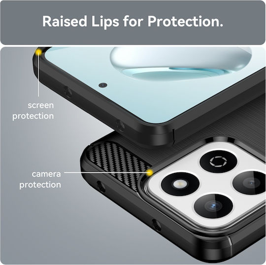 Back Cover Silicon Albastru (Oppo A80 5G)