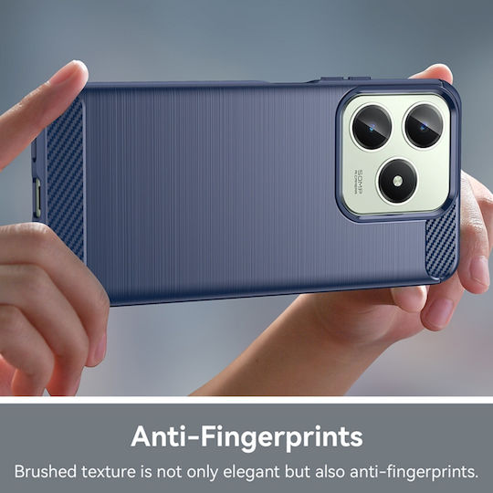 Back Cover Silicon Albastru (Realme C63)