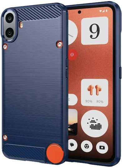 Back Cover Silicon Albastru (Nothing Phone 1)
