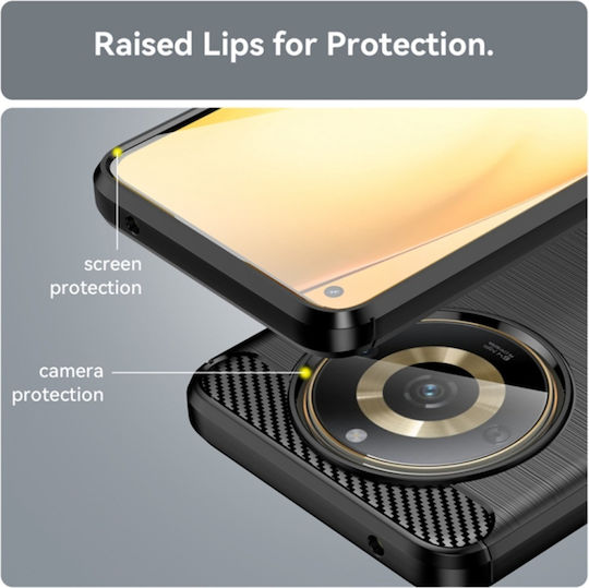 Back Cover Silicon Negru (Realme 11)