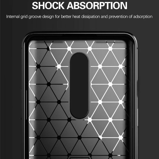 Back Cover Silicon Negru (OnePlus 8)