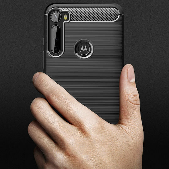 Back Cover Silicone Black (Motorola One Fusion Plus )